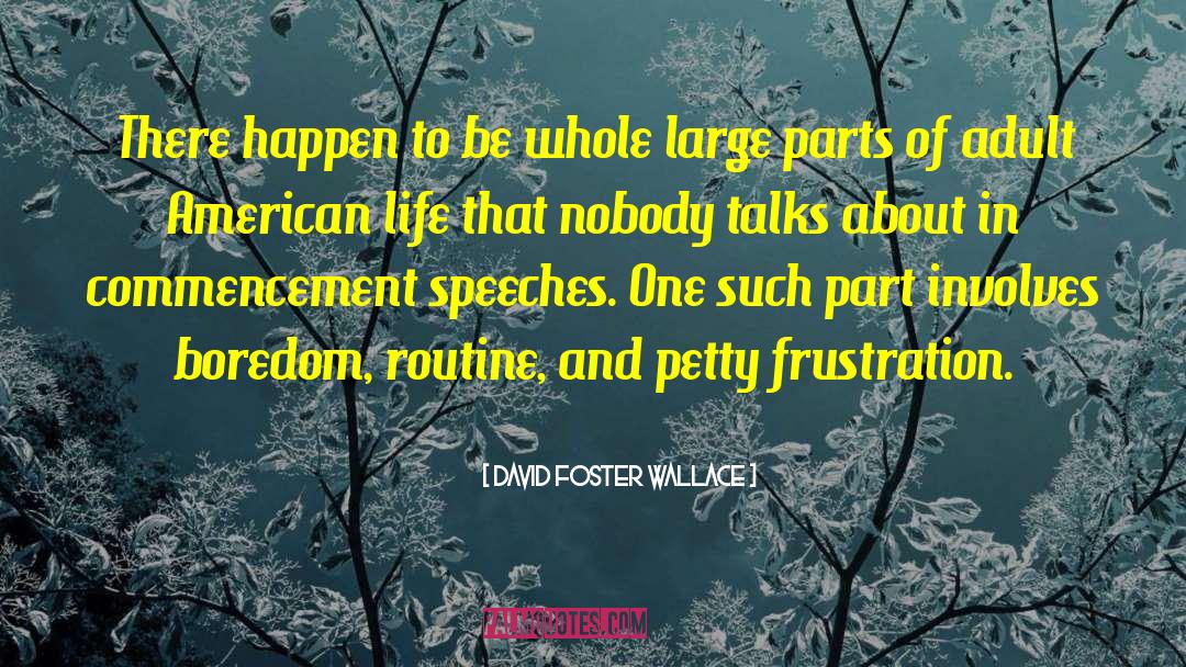 Life Happens quotes by David Foster Wallace