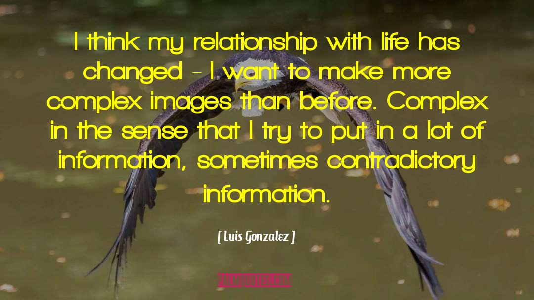 Life Has Changed quotes by Luis Gonzalez