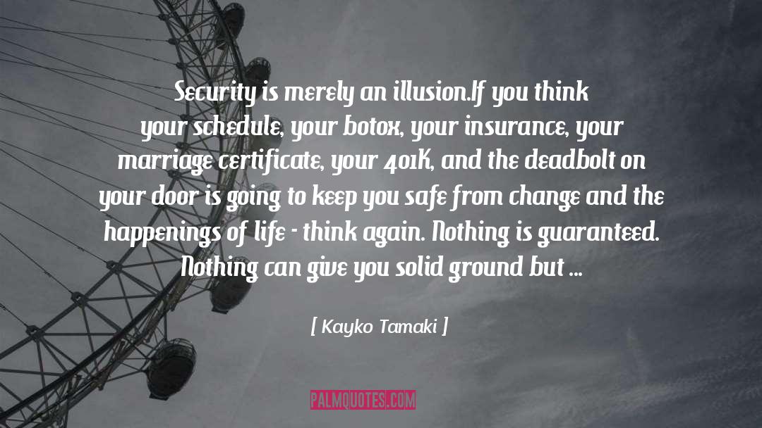 Life Insurance Policy quotes by Kayko Tamaki
