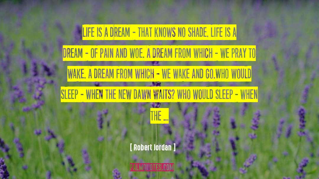 Life Is A Dream quotes by Robert Jordan