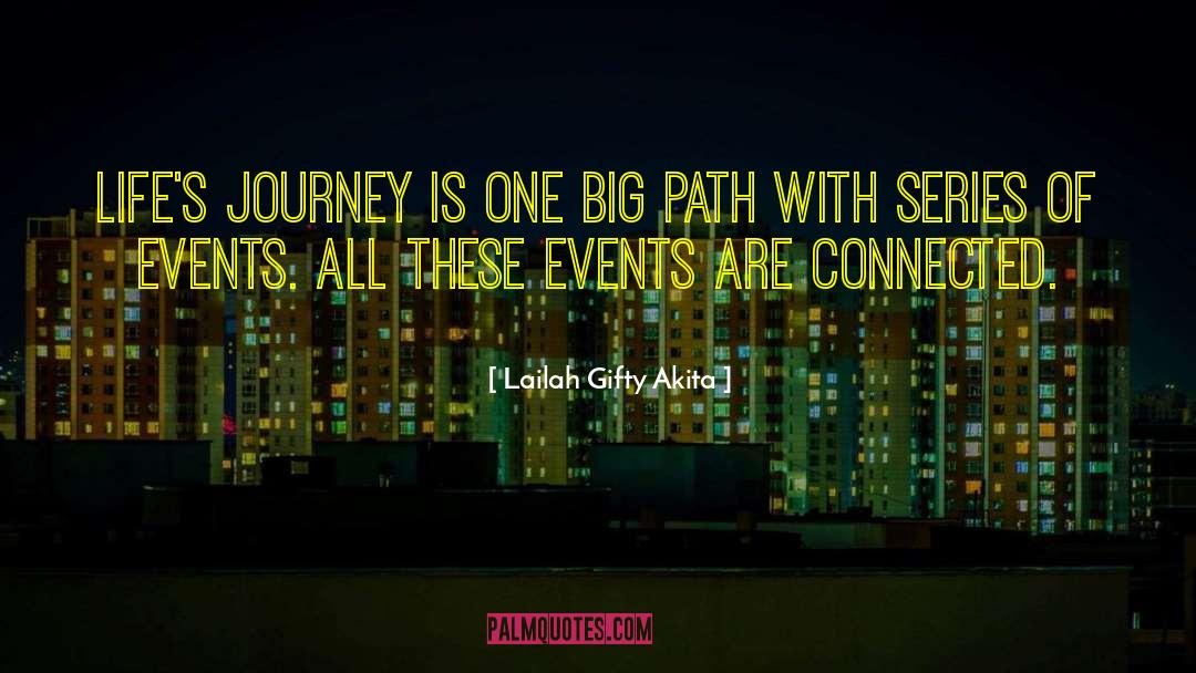 Life Is A Journey Not A Competition quotes by Lailah Gifty Akita