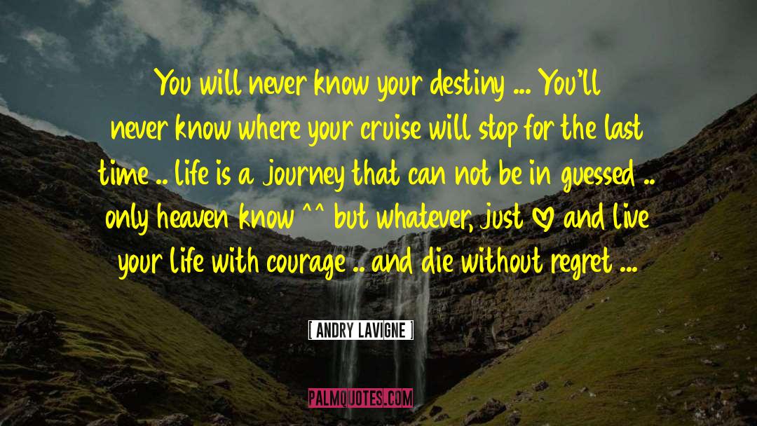 Life Is A Journey quotes by Andry Lavigne