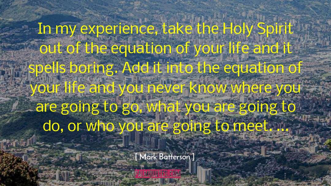 Life Is A Math Equation quotes by Mark Batterson
