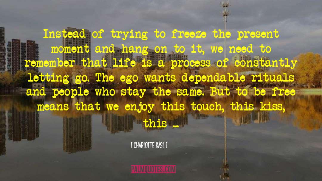 Life Is A Process quotes by Charlotte Kasl