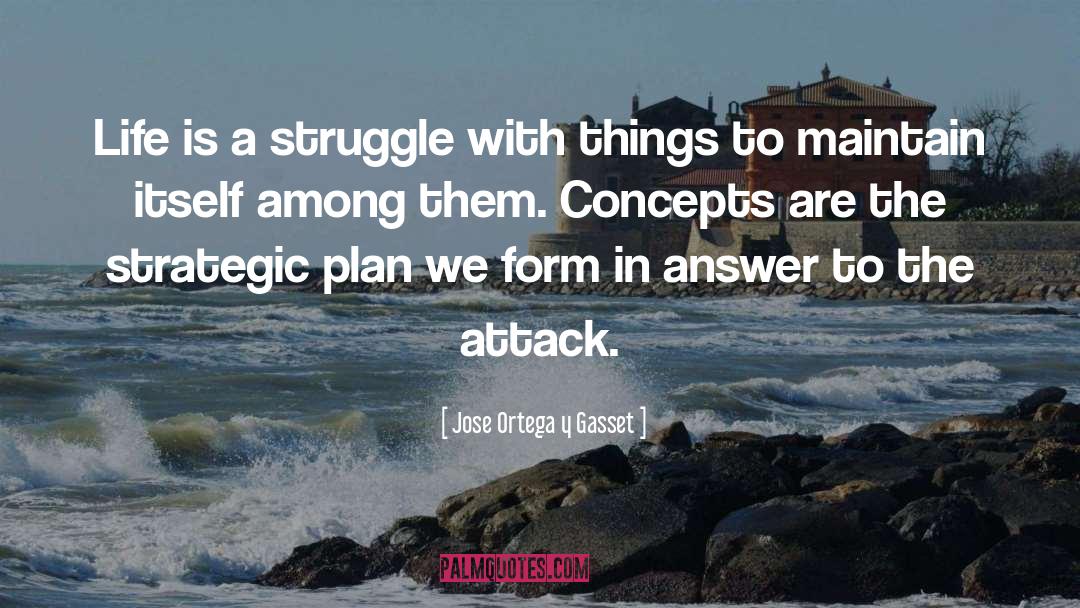 Life Is A Struggle quotes by Jose Ortega Y Gasset
