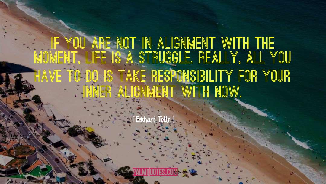 Life Is A Struggle quotes by Eckhart Tolle