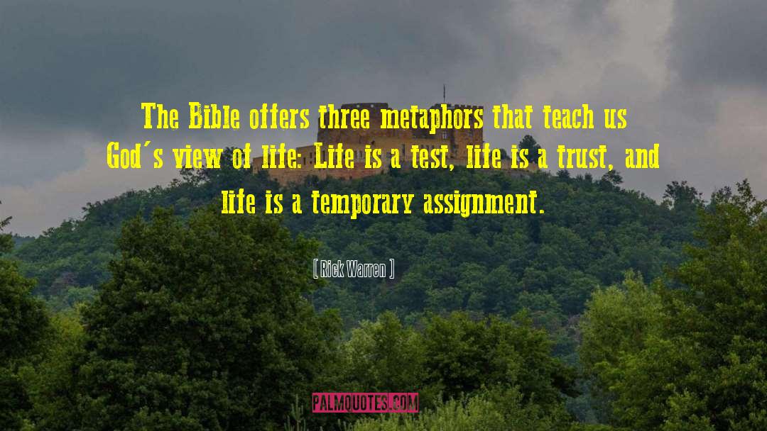 Life Is A Test quotes by Rick Warren