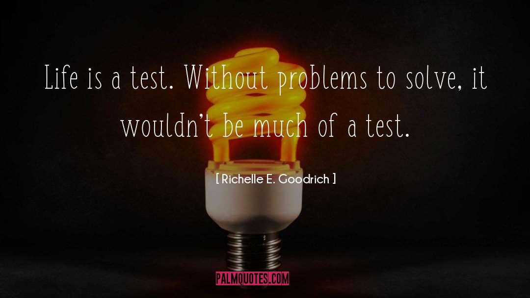 Life Is A Test quotes by Richelle E. Goodrich