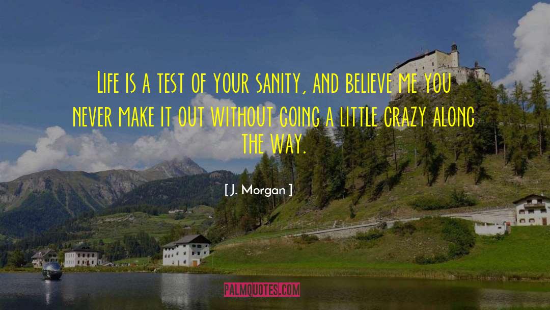 Life Is A Test quotes by J. Morgan
