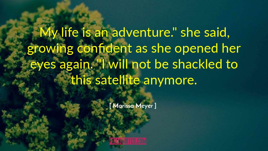 Life Is An Adventure quotes by Marissa Meyer