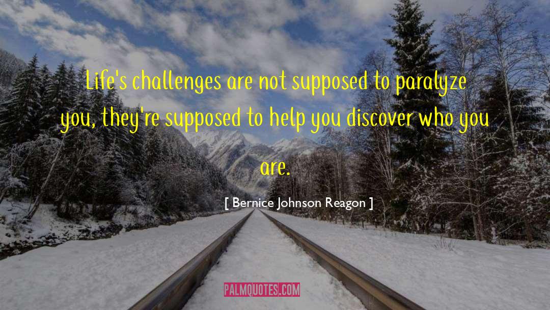 Life Is Conspiring To Help You quotes by Bernice Johnson Reagon