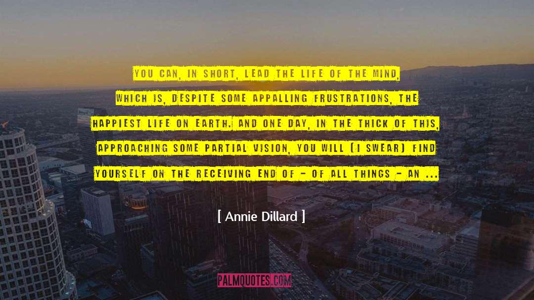 Life Is Crazy quotes by Annie Dillard