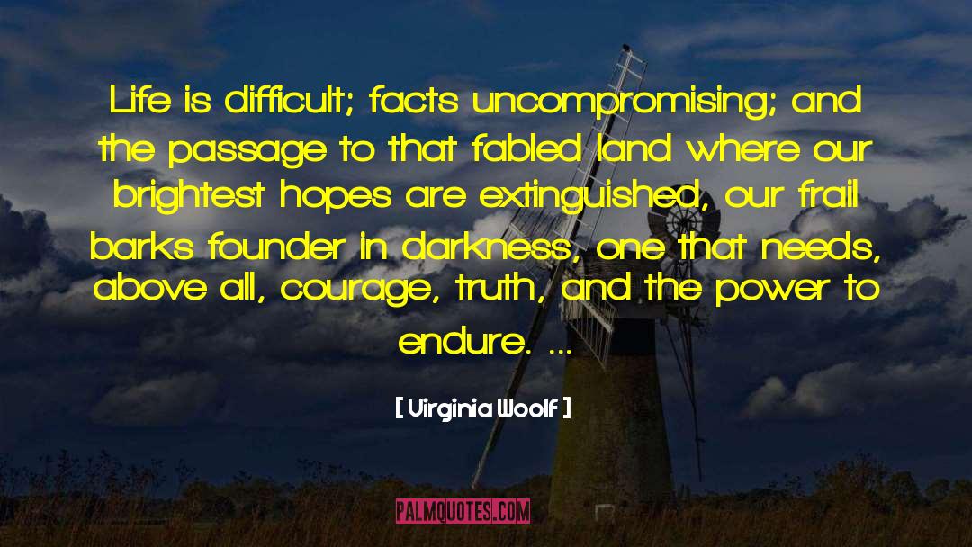 Life Is Difficult quotes by Virginia Woolf