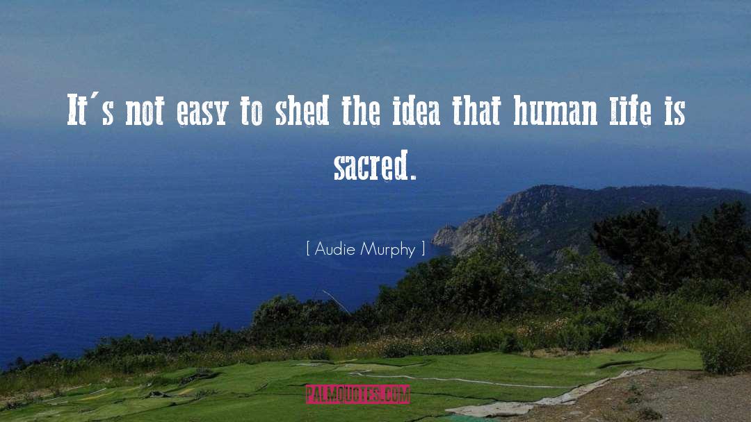 Life Is Easy quotes by Audie Murphy