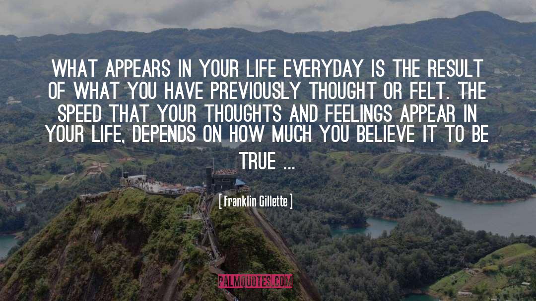 Life Is Endless quotes by Franklin Gillette