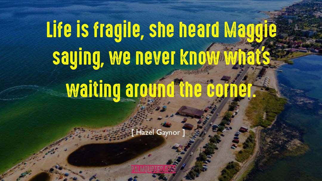 Life Is Fragile quotes by Hazel Gaynor