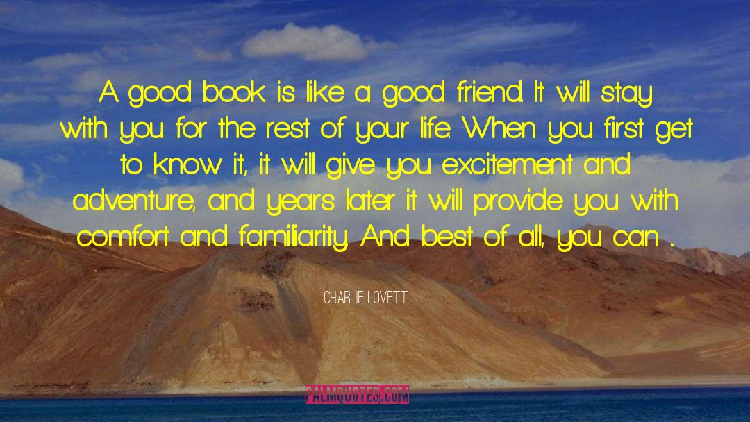 Life Is Good Book quotes by Charlie Lovett