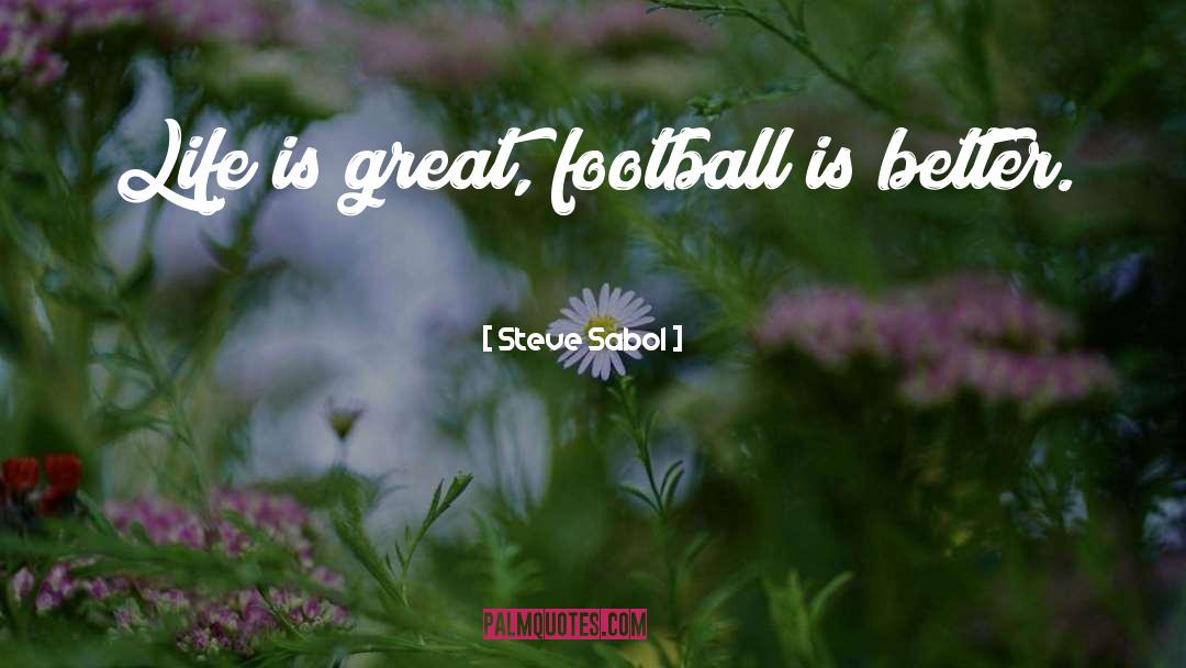Life Is Great quotes by Steve Sabol