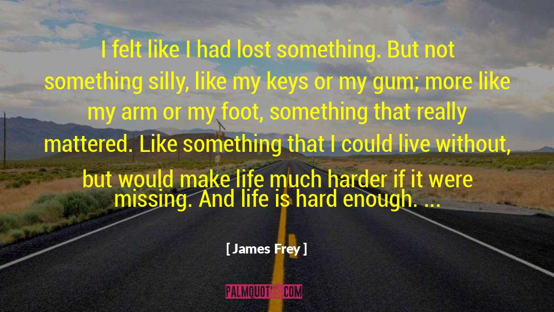 Life Is Hard quotes by James Frey