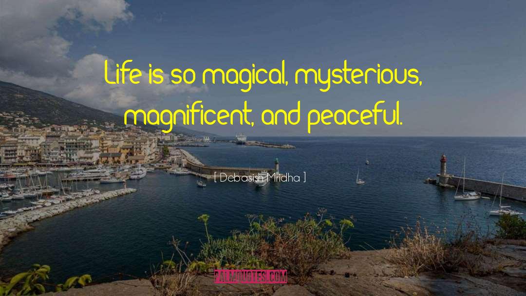 Life Is Magical quotes by Debasish Mridha