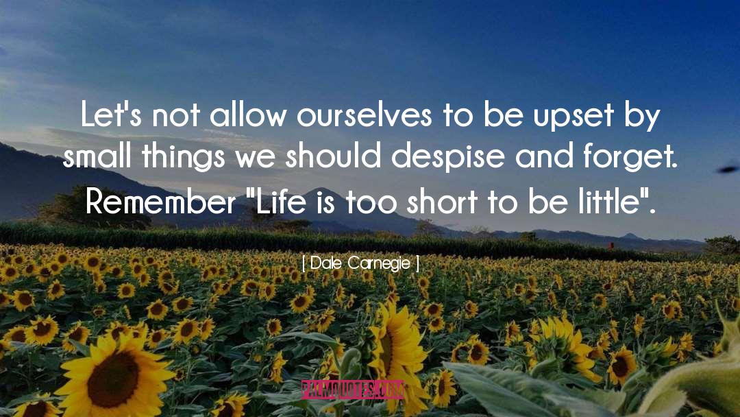 Life Is Too Short quotes by Dale Carnegie