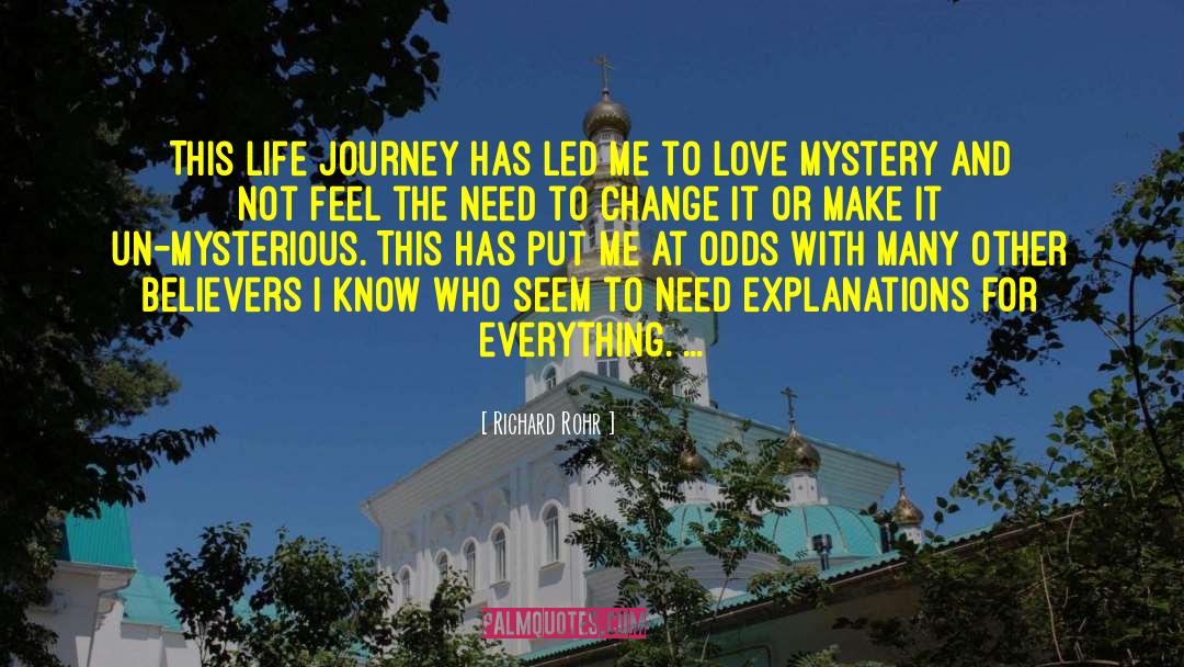 Life Journey quotes by Richard Rohr