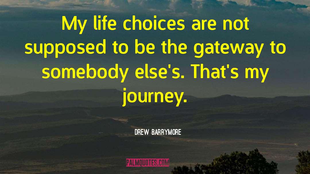 Life Journey quotes by Drew Barrymore