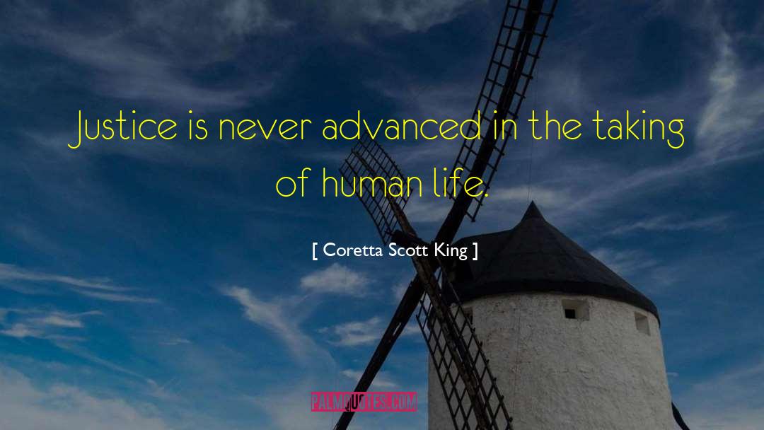 Life Justice quotes by Coretta Scott King
