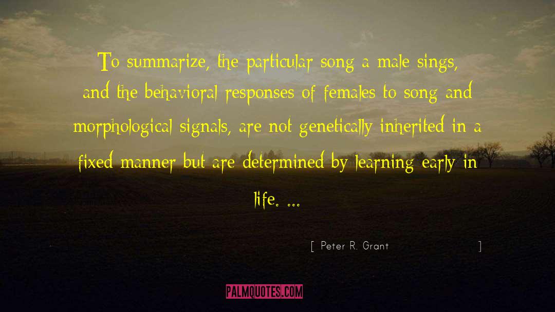 Life Learning quotes by Peter R. Grant