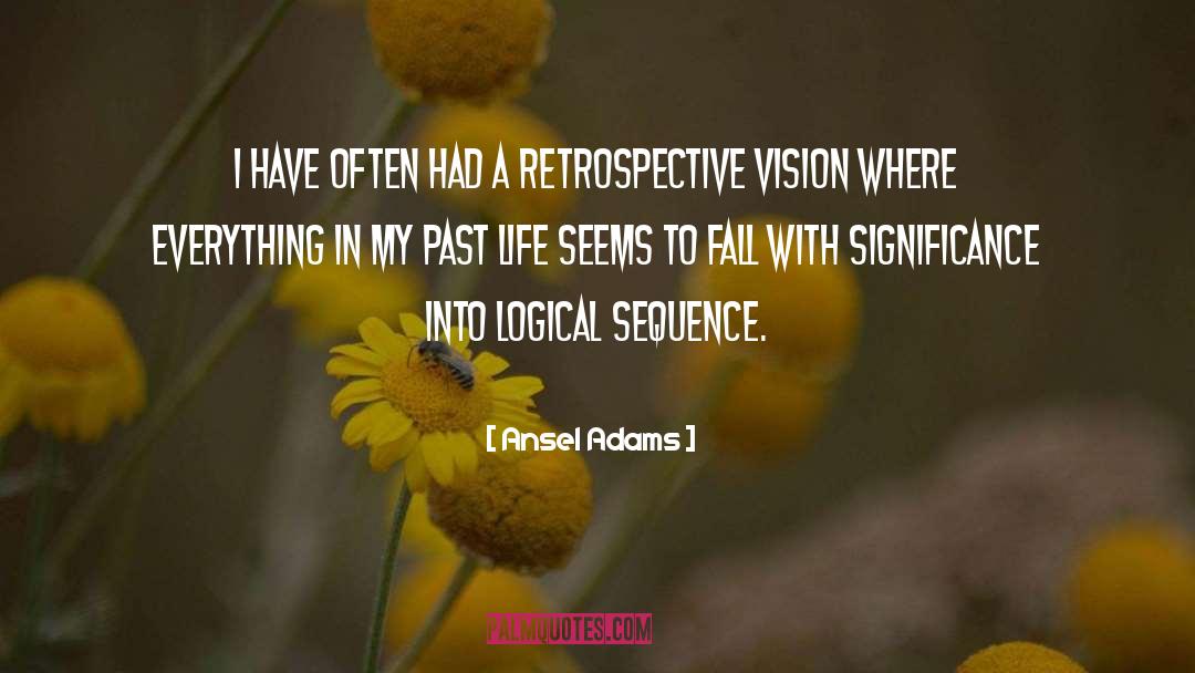 Life Logic quotes by Ansel Adams