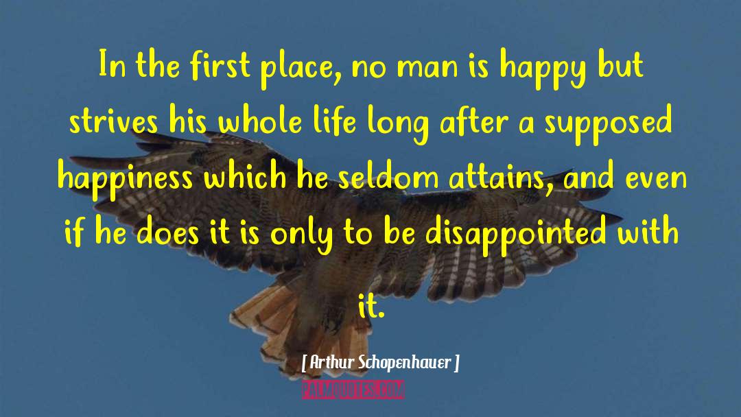 Life Long quotes by Arthur Schopenhauer