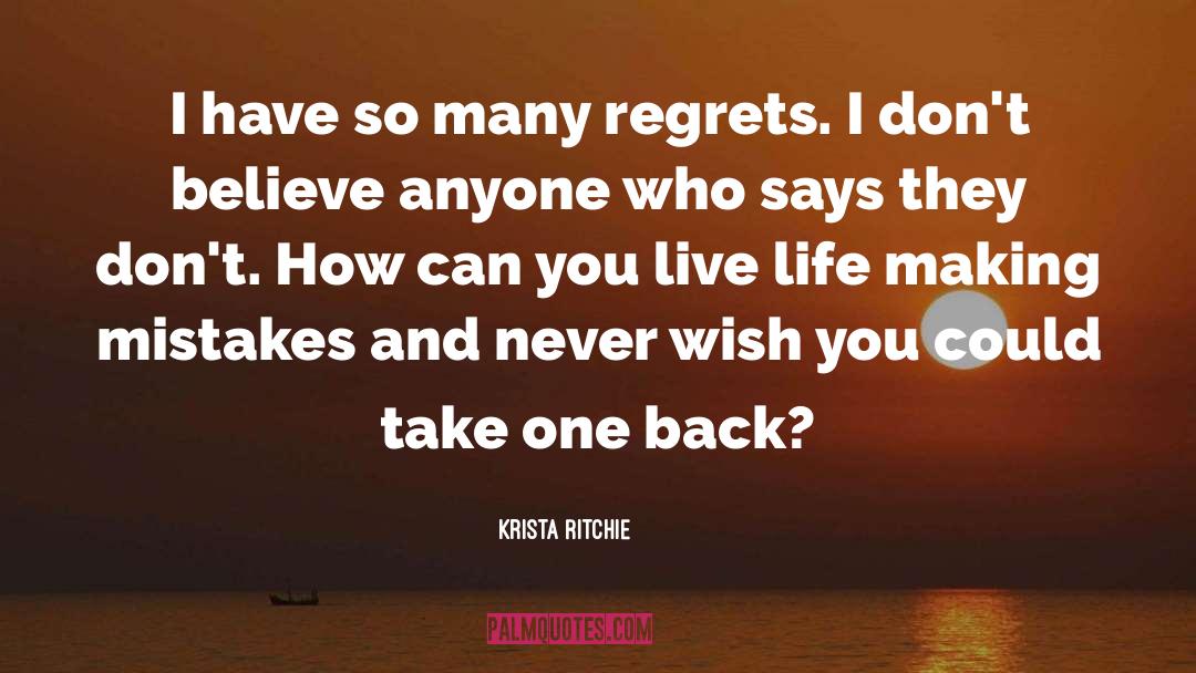 Life Longevity quotes by Krista Ritchie