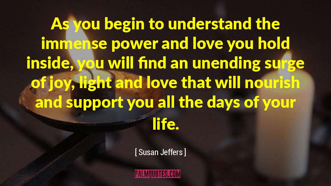 Life Love Joy Affliction quotes by Susan Jeffers