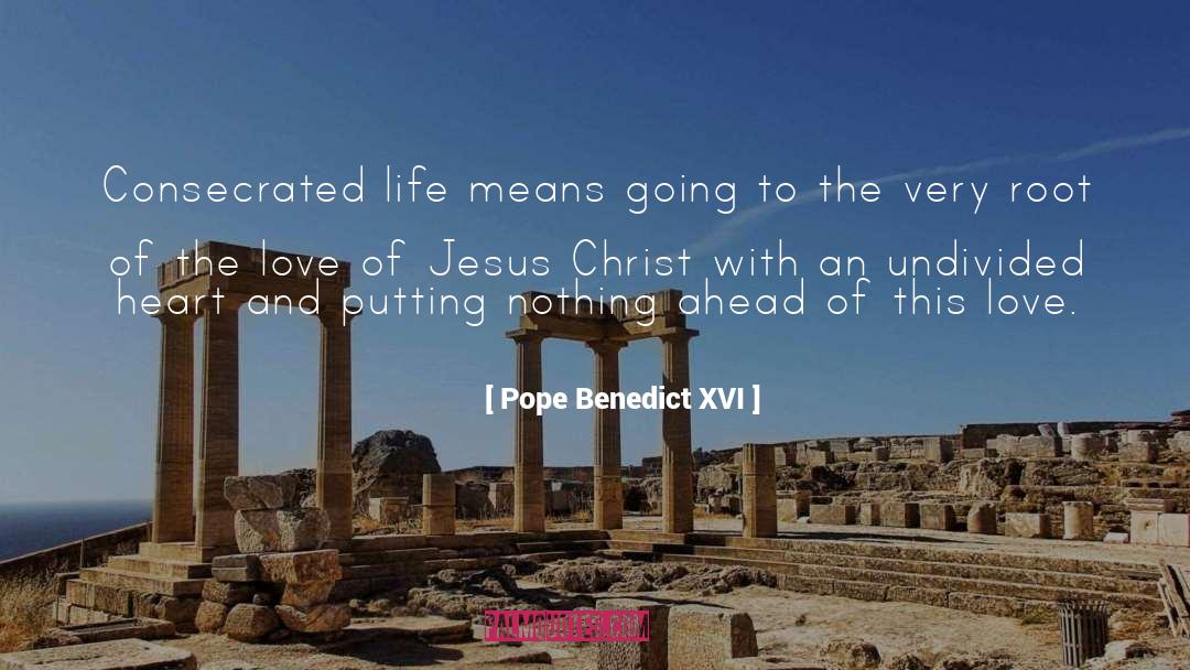 Life Means quotes by Pope Benedict XVI