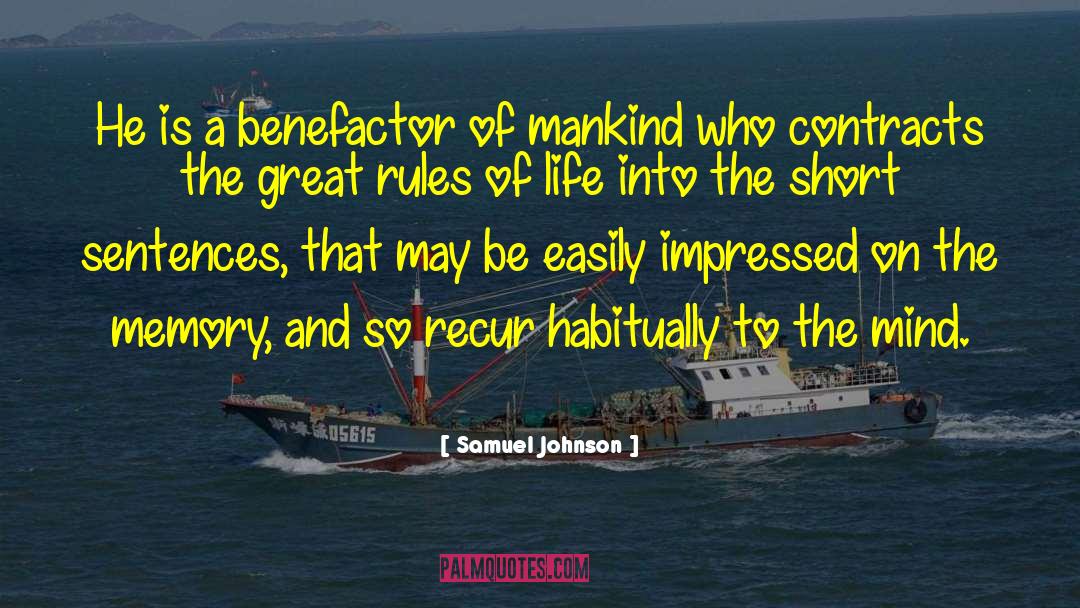 Life Memories quotes by Samuel Johnson