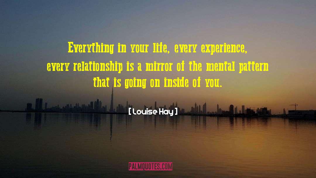 Life Mirror quotes by Louise Hay