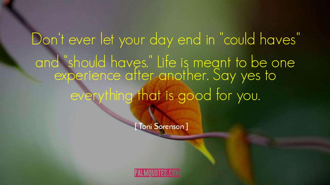 Life Motivation Happiness quotes by Toni Sorenson