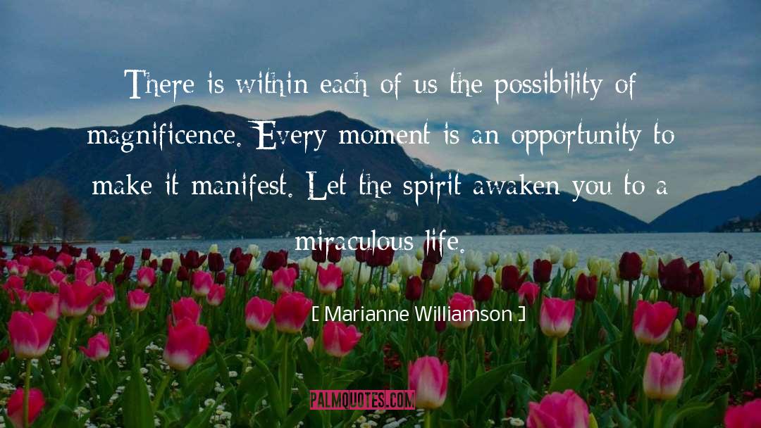 Life Opportunity quotes by Marianne Williamson