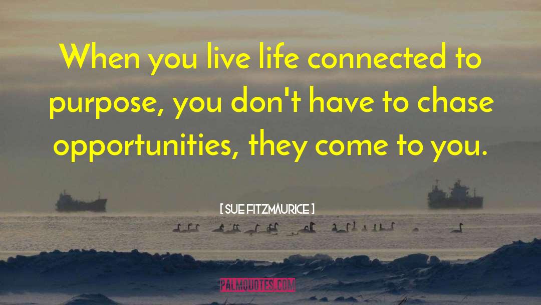 Life Opportunity quotes by Sue Fitzmaurice