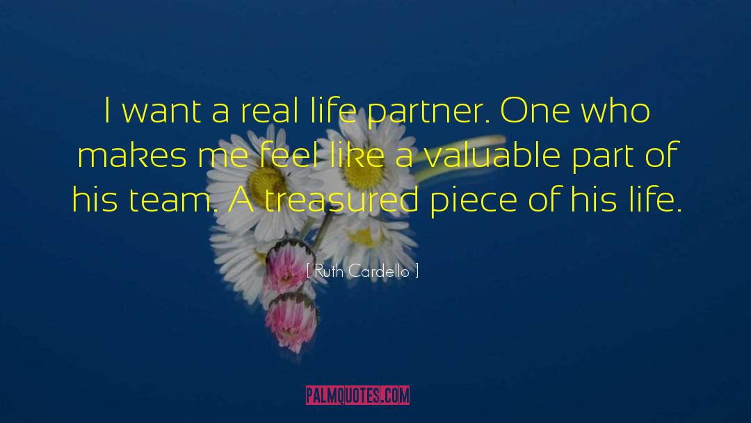 Life Partner quotes by Ruth Cardello