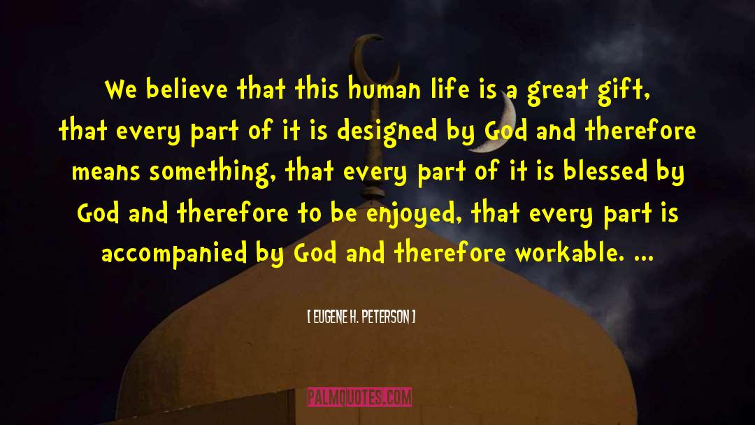 Life Perspective quotes by Eugene H. Peterson