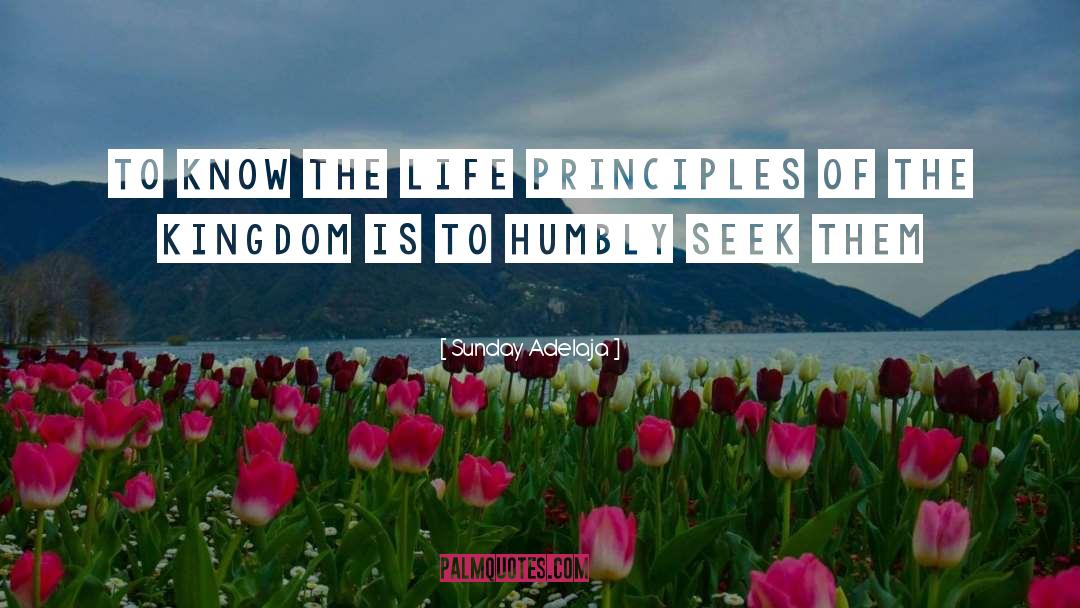 Life Principles quotes by Sunday Adelaja