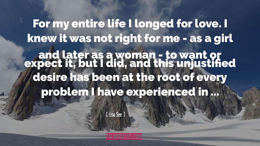 Life Problem quotes by Lisa See