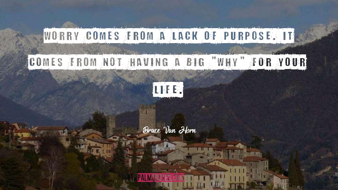 Life Purpose 101 quotes by Bruce Van Horn