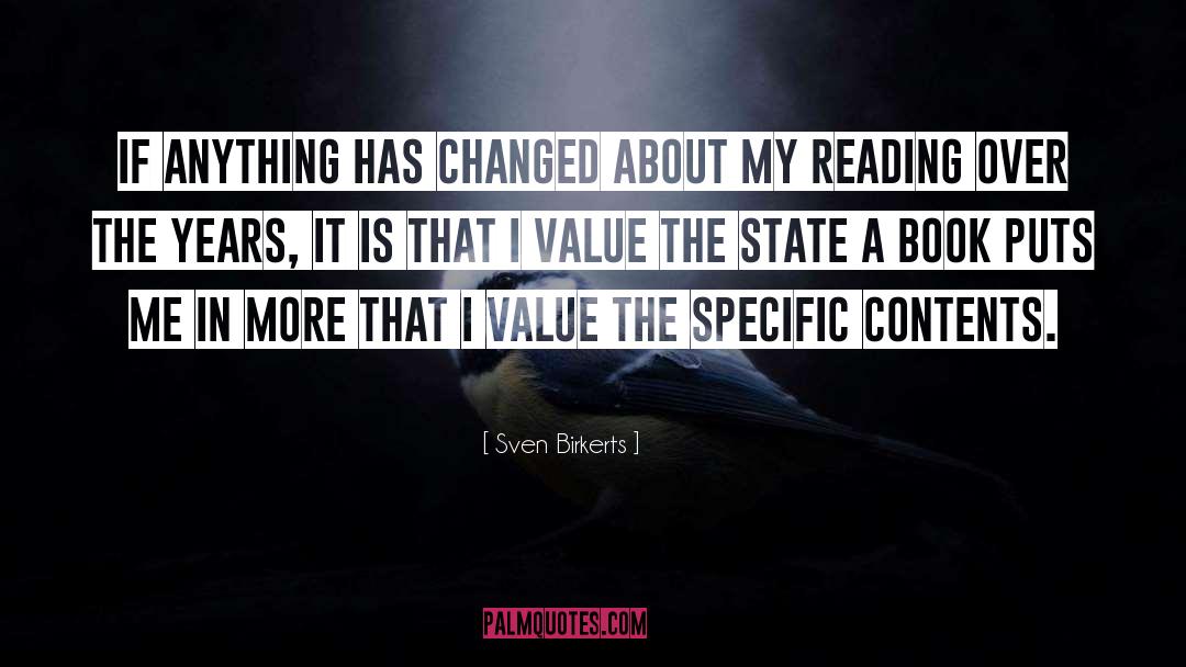 Life Reading quotes by Sven Birkerts