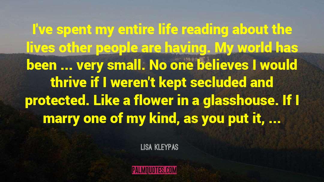 Life Reading quotes by Lisa Kleypas