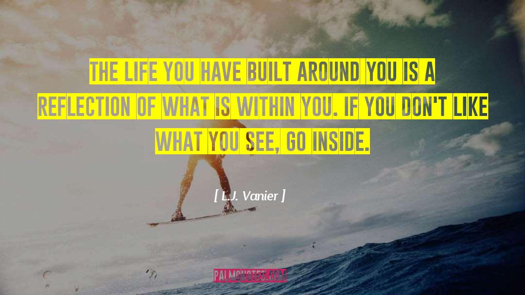 Life Reflection quotes by L.J. Vanier