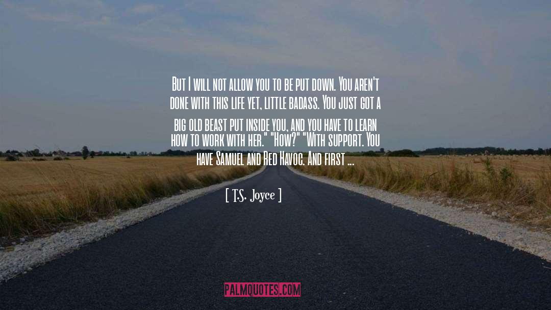 Life S Beauty quotes by T.S. Joyce