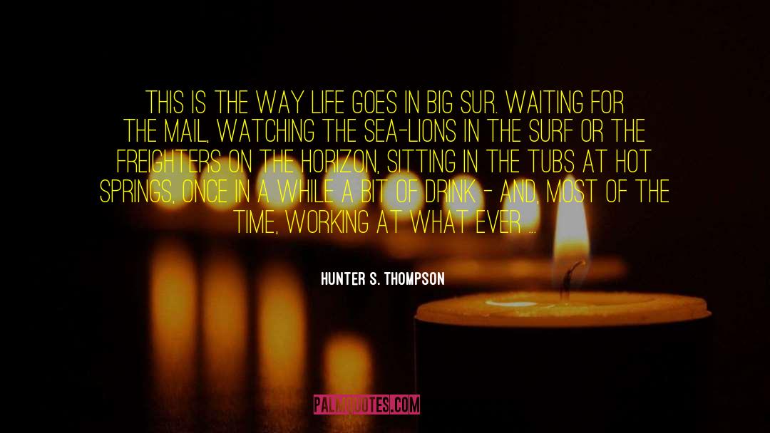 Life S Lessons quotes by Hunter S. Thompson