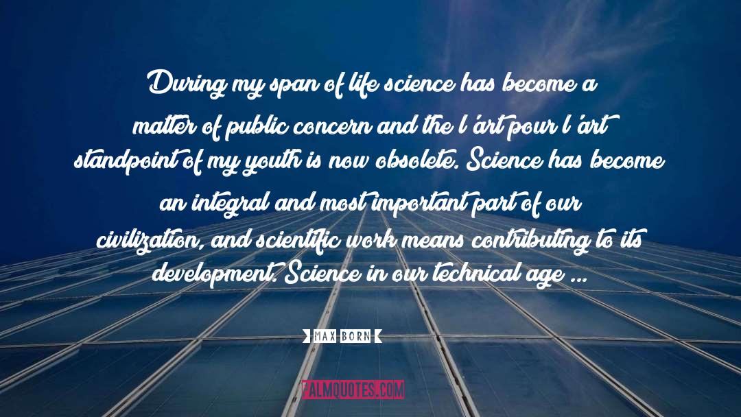 Life Science quotes by Max Born